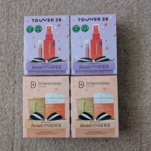 4 Sephora Gift Sets Tower 28 Facial Spray Lip Jelly  + Dr Dennis Gross Skin Spa